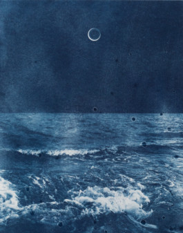 High Tide, 2017. Cyanotype on paper, 40x50cm.